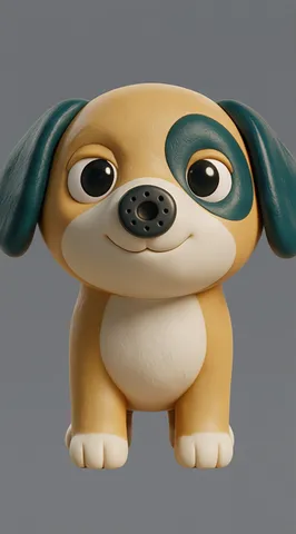 The dog from ABC Animals A to Z — an animal for the letter D