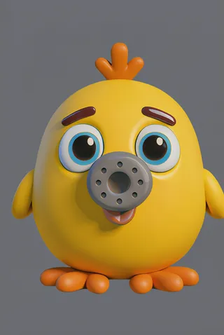 The duck from ABC Animals A to Z — an animal for the letter D