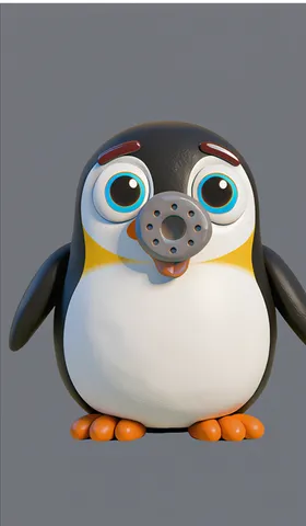The emperor penguin from ABC Animals A to Z — an animal for the letter E