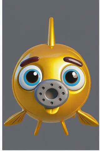 The goldfish from ABC Animals A to Z — an animal for the letter G
