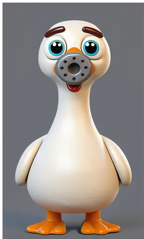 The goose from ABC Animals A to Z — an animal for the letter G