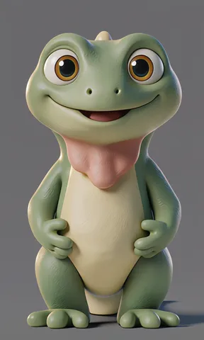 The iguana from ABC Animals A to Z — an animal for the letter I