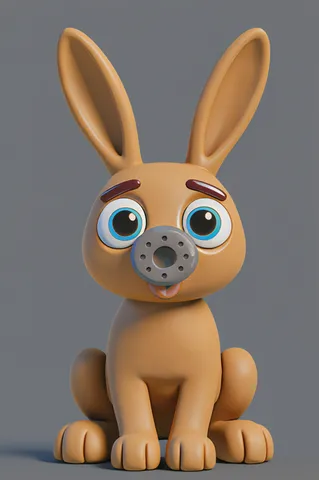 The jackrabbit from ABC Animals A to Z — an animal for the letter J