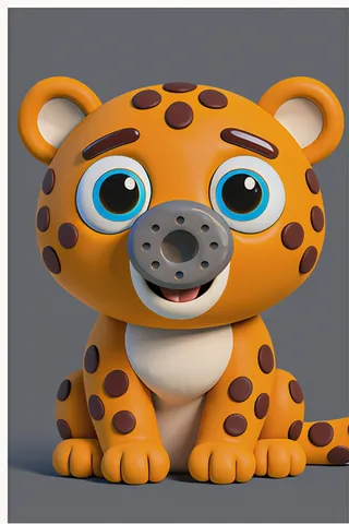 The jaguar from ABC Animals A to Z — an animal for the letter J