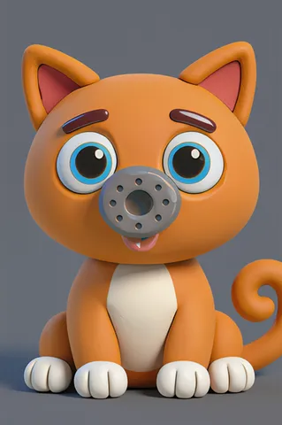 The kitten from ABC Animals A to Z — an animal for the letter K