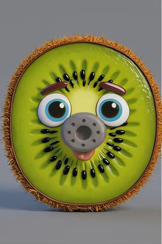 The kiwi from ABC Animals A to Z — an animal for the letter K