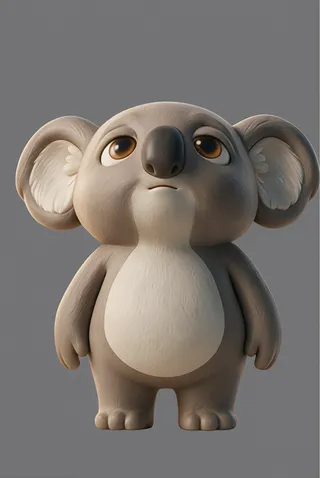 The koala from ABC Animals A to Z — an animal for the letter K