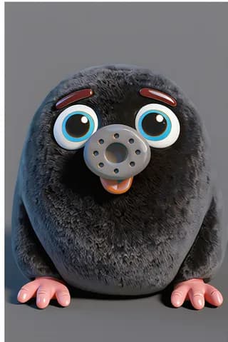 The mole from ABC Animals A to Z — an animal for the letter M