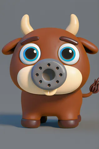 The ox from ABC Animals A to Z — an animal for the letter O