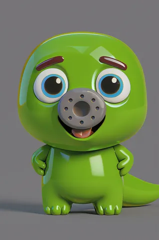 The t. rex from ABC Animals A to Z — an animal for the letter T