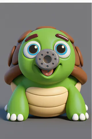 The turtle from ABC Animals A to Z — an animal for the letter T