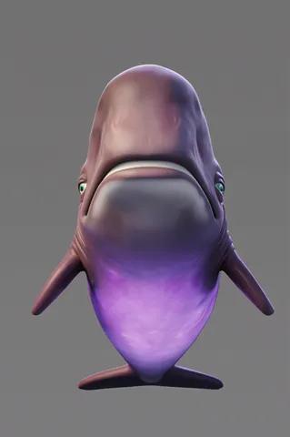The whale from ABC Animals A to Z — an animal for the letter W