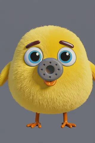 The yellow chick from ABC Animals A to Z — an animal for the letter Y