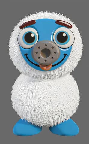 The yeti from ABC Animals A to Z — an animal for the letter Y