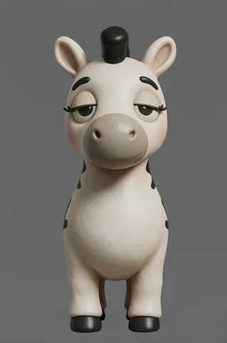 The zebra from ABC Animals A to Z — an animal for the letter Z
