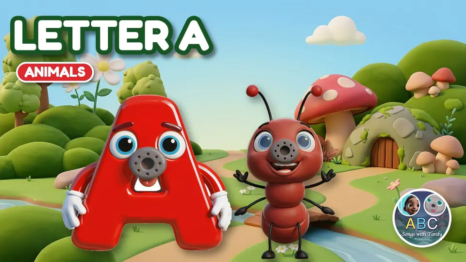 A is for Ant — letter A song for kids