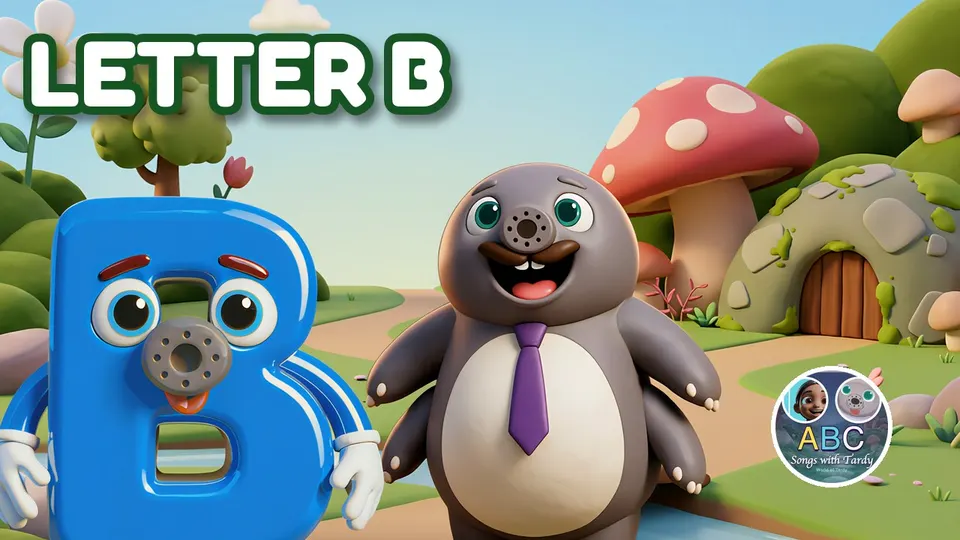 B is for Baba Bear — letter B song for kids