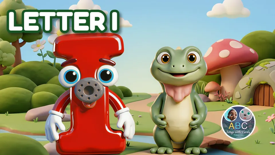 I is for Iguana — letter I song for kids