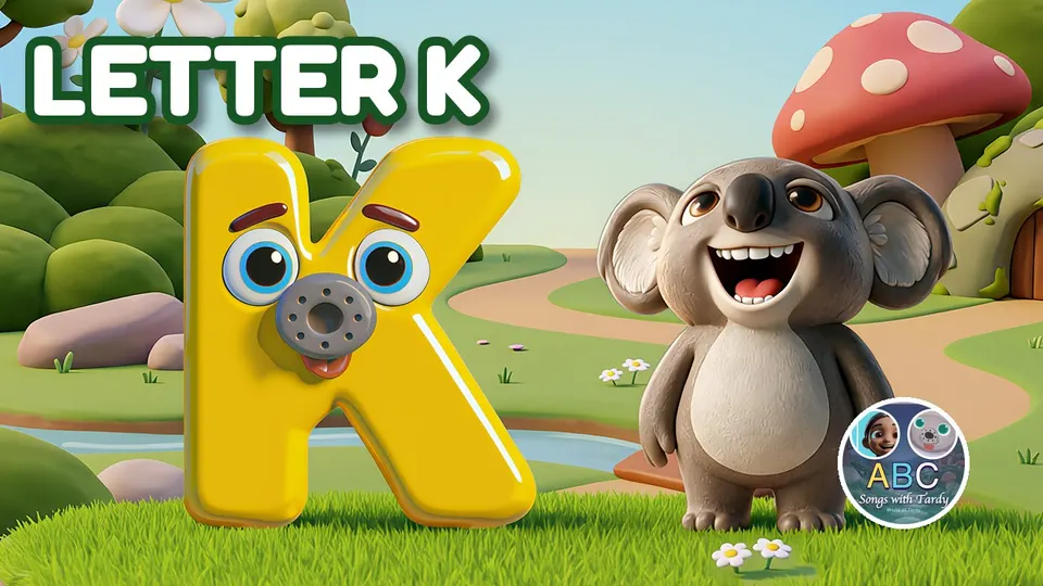 K is for Koala — letter K song for kids