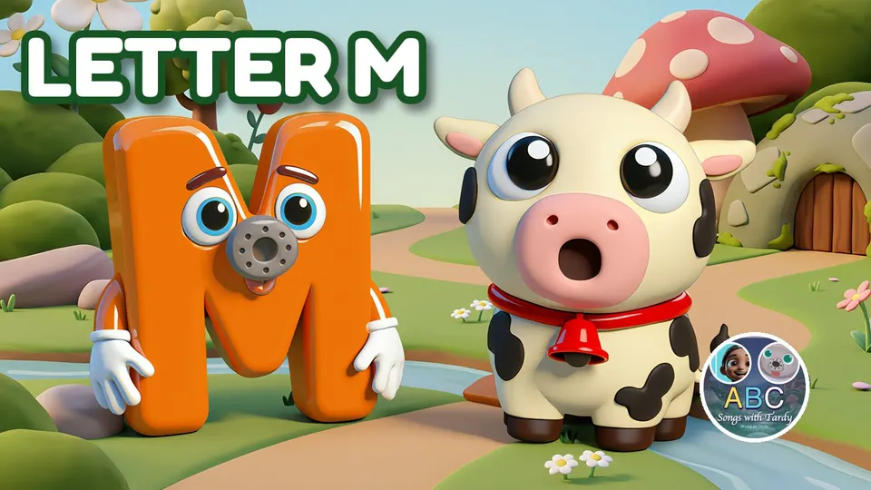 M is for Moo-Moo — letter M song for kids
