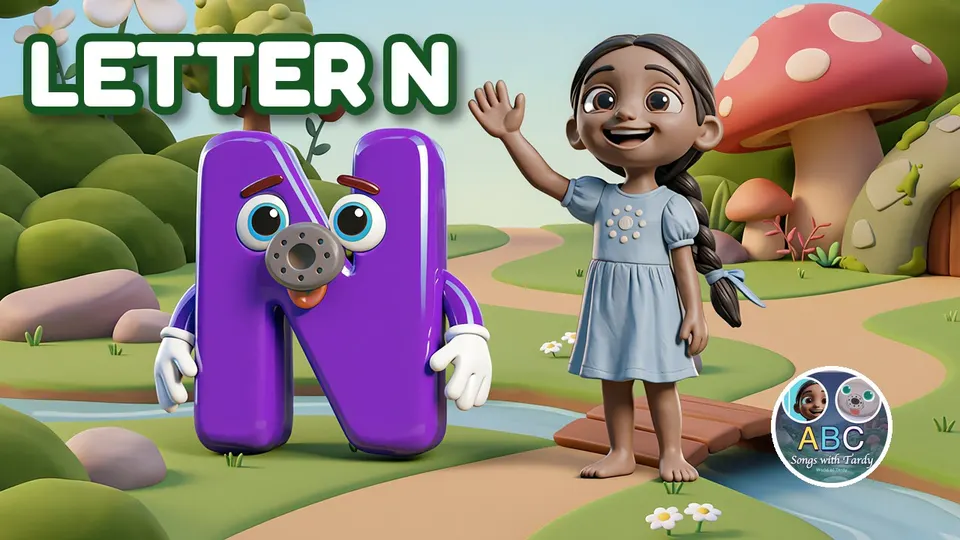 N is for Nidra — letter N song for kids