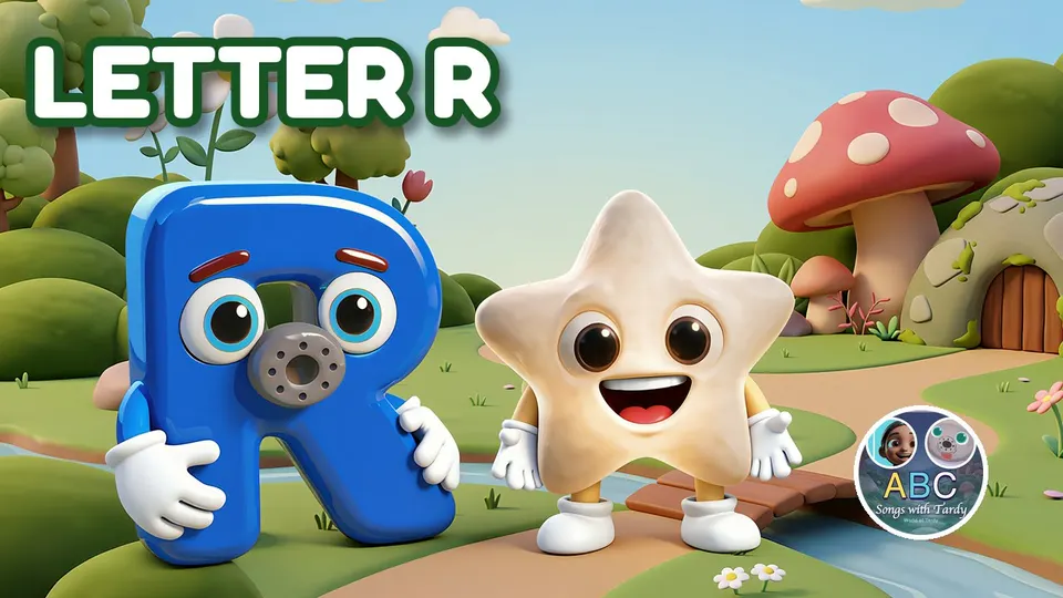 R is for Rainbow — letter R song for kids
