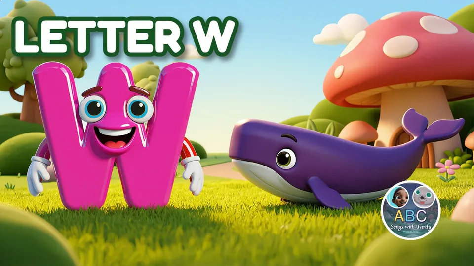 W is for Whale — letter W song for kids